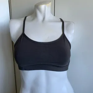 Lululemon Flow Y size small gray pullover Racerback sports bra thumbnail 3
