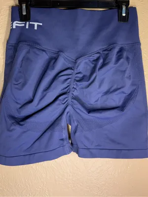 SHEFIT Lavender High-Waist Bike Shorts thumbnail 2