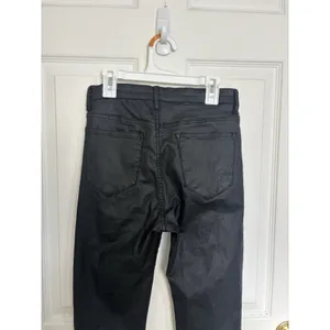 edikted Luna Faux Leather Flare Pants Black M Stretch Gothic Grunge thumbnail 4