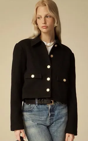 New With Tags JCrew Cropped Lady Jacket Sz S thumbnail 1