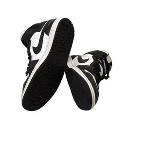 Nike Air Jordan 1 Mid 'Panda' Black White Sneakers Size Women's 8.5 thumbnail 3