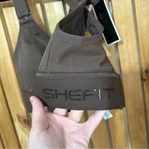 SHEFIT Ultimate Sports Bra High Impact in Espresso Energy Size XS Workout Gym thumbnail 4