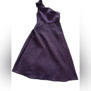 Toleen One Shoulder Bow Detail Party Dress size L thumbnail 2