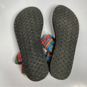 Sanuk multicolored sling back sandals‎ size 10 thumbnail 6