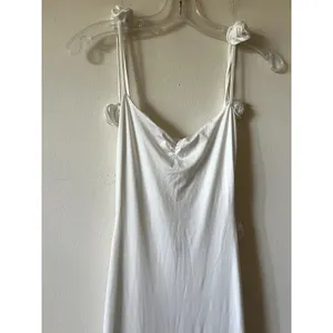 Oh Polly Aldona Slinky Jersey Rose Detail Evening Gown White Size 2 New thumbnail 8