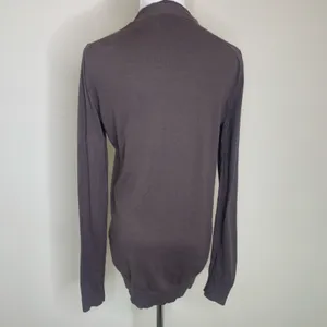 Loft Brown Button Front Cardigan Sz Medium thumbnail 2