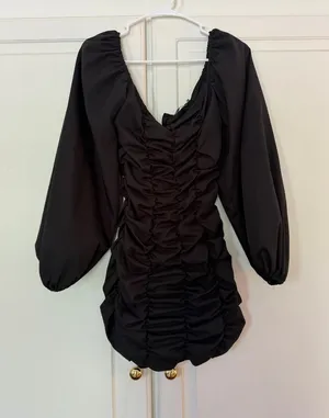 Pretty Little Thing Dress Mini Black thumbnail 1