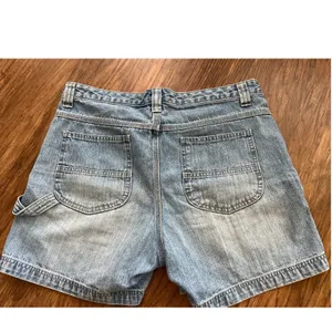 Vintage Lee Carpenter Denim Jorts Women's 100% Cotton Hammer Loop Jean Shorts thumbnail 2