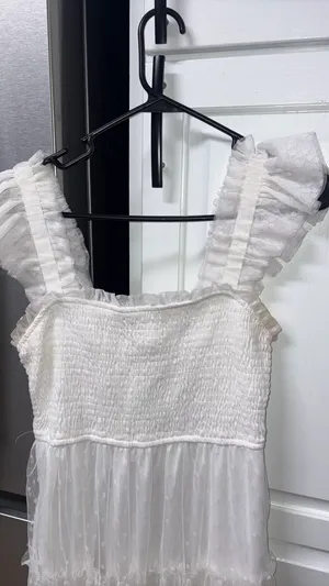Blu Pepper Boutique White Dress Medium thumbnail 2