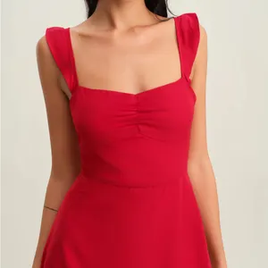 Rihoas Red Sweetheart Neck Slip Mini Dress thumbnail 3