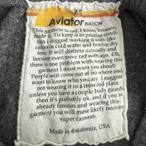 Aviator Nation 5 Stripe Sweatpants Womens XS Heather Grey Rainbow Made USA thumbnail 10