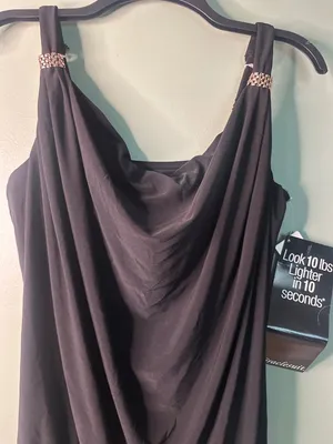 Miraclesuit Women’s Size 8 Black Luxe Tankini Top NWT Slimming Swimwear resort thumbnail 2