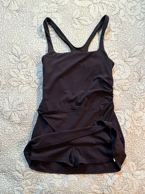 💥FP Movement Never Better Black Active Mini Dress Built-In Shorts Sz S🧡 thumbnail 9