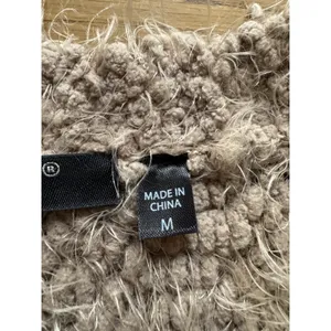 Dex‎ Women Size Medium Shaggy Knit Sweater Peppy Bohemian Boho Cottagecore READ thumbnail 4