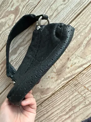 GAP Black Leather Shoulder Bag thumbnail 5