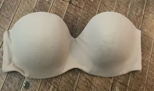 Victoria’s Secret body nude 34D lined strapless convertible bra thumbnail 1