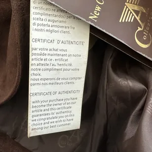 Armani Collezioni NWT Suede Jacket Sz M Suede chocolate brown leather thumbnail 12