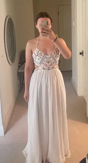 White Maxi Dress thumbnail 1