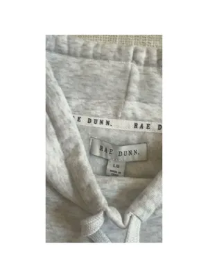 Rae Dunn Coffee Sweatshirt Size L Grey Graphic Crewneck Pullover thumbnail 3