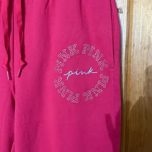 PINK Victoria's Secret pink lounge Sweatpants joggers size large NWT new era thumbnail 3