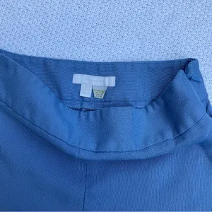 Zara High-Rise Wide-Leg Pants in Deep Blue thumbnail 4