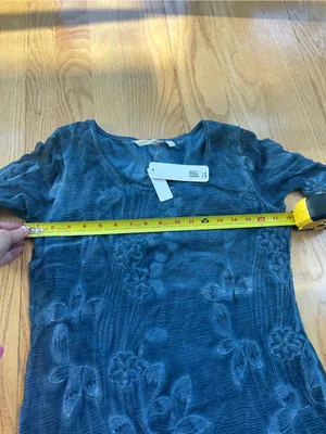 NWT Soft Surroundings Starling‎ Silk Dress XS 2-4 Mallard Blue Floral Boho Midi thumbnail 9