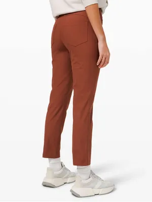 Lululemon City Sleek 5 Pocket 7/8 Pant, Dark Terracotta thumbnail 2