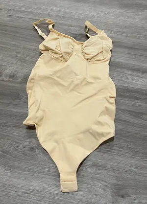 Shaperx ShapeWear Bodysuit Tan thumbnail 1