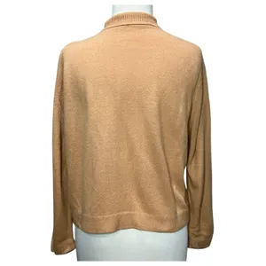 Vintage Cardigan Medium Tan Button Up Soft Knit Classic Preppy Cozy Union‎ Made thumbnail 3