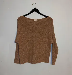 Be cool Mauve Off The Shoulder Sweater thumbnail 2