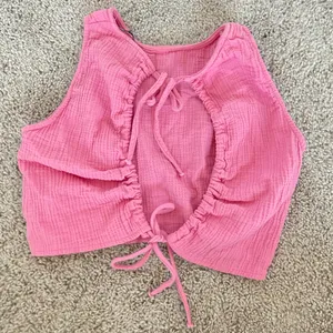 Zara pink crop top Size M thumbnail 3