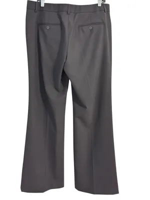 Express Editor Black Dress Pants | Wide Leg Stretch Career Trousers Women 12R thumbnail 3