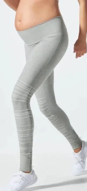 BLANQI- NWT SportSupport Hipster Cuffed Leggings Maternity Athletic Workout thumbnail 2