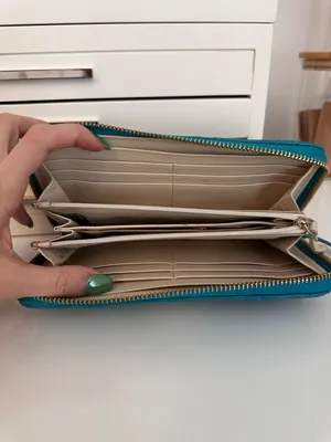 Kate Spade Blue Wallet thumbnail 4