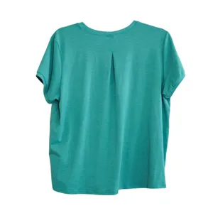 Kuhl Womens Teal Green Short Sleeve Performance Hiking Top‎ Pleated Back Large thumbnail 3