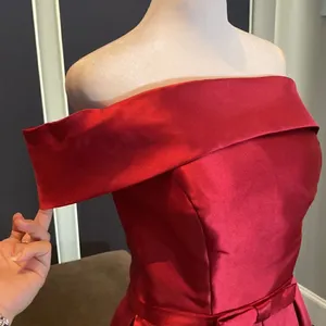 Women’s Off the Shoulder Short Red Prom Party Homecoming Dress CorsetBack Size 6 thumbnail 7