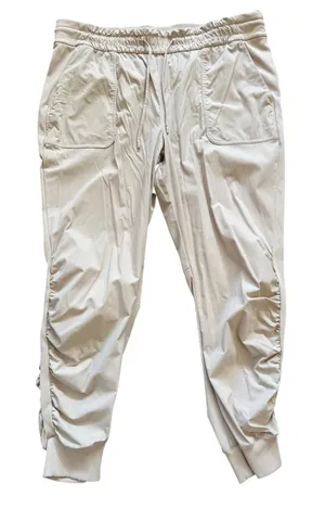 Lululemon Light Tan Dance Studio Jogger Pant Work Out Yoga Blokette Size 18 thumbnail 1