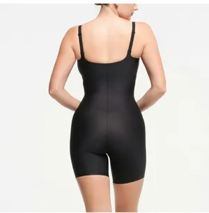 skims body unlined plunge mid thigh bodysuit onyx Large New wit tags thumbnail 4
