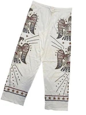 Elvis Presley American Eagle PJ set 100% Cotton Graceland Gift Halloween costume thumbnail 5