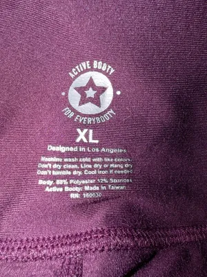 Active Booty for Everybooty Pocket Leggings Maroon / Burgundy thumbnail 8