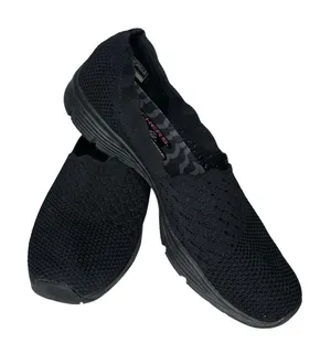 Skechers Classic Fit‎ Memory Foam Black Shoes thumbnail 1