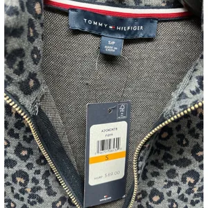Tommy Hilfiger Womens Dress Size S Leopard Print Mock Neck Quarter Zip Casual thumbnail 10