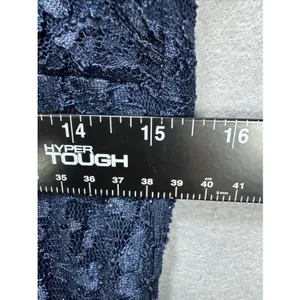 Sexy Mermaid Evening Dress Size 12 Blue Lace Formal Y2K Bodycon Prom Party Gown thumbnail 7