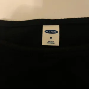 Old Navy Black Tie-Front Cotton T-Shirt – Women’s Medium thumbnail 5
