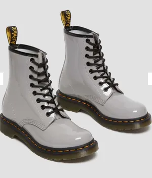 Dr. Martens 1460 Patent Leather Lace Up Boots Women's Size: 7 thumbnail 1