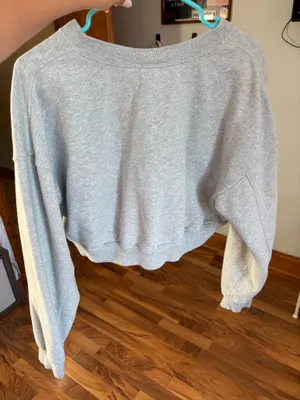 Aerie Crop Sweatshirt thumbnail 3