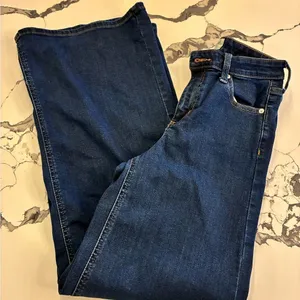 Universal Thread Deep Blue High Rise Wide Leg Jeans 6 thumbnail 1