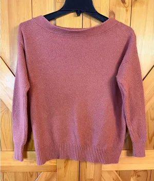 Buckle Black Women’s One Shoulder Long Sleeve Sweater READ Size Small (6938) thumbnail 1