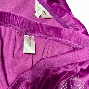 Juicy Couture magenta velour tracksuit thumbnail 3