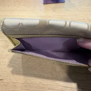 Coach Poppy Signature Graffiti Slim Envelope Wallet Khaki Gold‎ Wristlet 46438 thumbnail 10